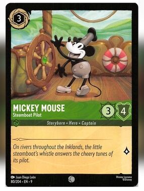 Mickey Mouse 🔥 Disneyland 🔥 Disney Lorcana Trading Card TCG